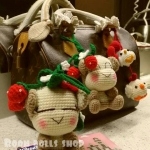 ตุ๊กตาถักลิงห้อยกระเป๋า