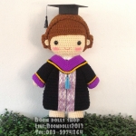 ตุ๊กตาถักรับปริญญา ม. พะเยา ขนาด 16 นิ้ว