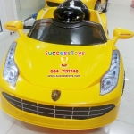 LN5620Y รถแบตเตอรี่เด็กนั่งไฟฟ้า ยี่ห้อเฟอรารี่ สีเหลือง