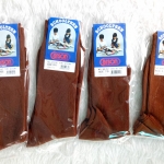 ถุงเท้านักเรียนคาร์สัน Carson สีน้ำตาลล้วน