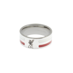 แหวนที่ระลึกลิเวอร์พูล ของแท้ 100% Liverpool FC Mens Colour Stripe Band Ring