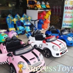 รถแบตเตอรี่เด็กนั่งไฟฟ้า รุ่นLN5616 ยี่ห้อ mini 2 มอเตอร์ แบต 6v4.5*2 มี 6 สี ขาว แดง เหลือง เขียว น้ำเงิน ชมพู