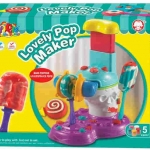 ของเล่นอมยิ้มเสียบไม้ Lovely Pop Maker พร้อมแป้งโดว์ 5 กระปุก