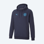 เสื้อฮู้ดแมนเชสเตอร์ ซิตี้ Essentials Fleece Lined สีกรมท่าของแท้