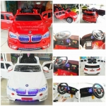 รถแบตเตอรี่เด็กนั่งไฟฟ้า รุ่น LN5895 ยี่ห้อ BMW-X5 2m มี 2 สี แดง ขาว
