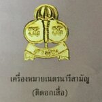 เครื่องหมายเนตรนารีสามัญ (ติดอกเสื้อ)