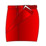 กางเกงอนุบาลมาตรฐานตรา Muangdek ยางยืด มีชิปสีแดง