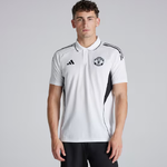 เสื้อโปโลแมนเชสเตอร์ ยูไนเต็ด Tiro 25 Competition สีขาวของแท้