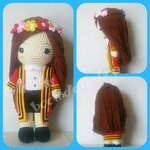 ตุ๊กตาถักรับปริญญา พระจอมเกล้า ขนาด 16 นิ้ว