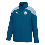 เสื้อฮู้ดแจ็คเก็ตแมนเชสเตอร์ ซิตี้ Training All Weather สีฟ้าสำหรับทุกสภาพอากาศของแท้