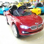 รถแบตเตอรี่เด็กนั่งไฟฟ้ารุ่น LN1002 ยี่ห้อ BMW 2m สีแดง
