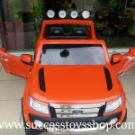 DK3646OR รถแบตเตอรี่ รถกระบะฟอร์ด FORD RANGER 2มอเตอร์ แบต 12V มีโช๊ค มี5สี แดง ขาว ดำ ส้ม ชมพู
