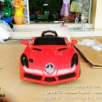 LN8866R รถแบตเตอรี่ไฟฟ้า ยี่ห้อ เบนซ์2มอเตอร์ สีแดง