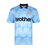 เสื้อเรทโรย้อนยุคแมนเชสเตอร์ ซิตี้ 1989 BROTHER ของแท้