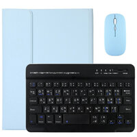 [แป้นพิมพ์ไทย] เคสคีย์บอร์ด + เมาส์ เคส Samsung Galaxy Tab A11 8.7 นิ้ว สีฟ้า สำเนา