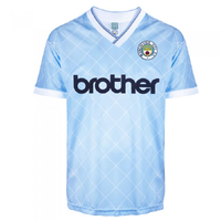 เสื้อเรทโรย้อนยุคแมนเชสเตอร์ ซิตี้ 1988 Retro Football ของแท้