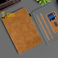 Fancy ลายหินอ่อน เคส Huawei MediaPad M5 Lite 10.1 สีน้ำตาล