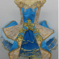 ชุดดรัมเมเยอร์เด็กNC43สีฟ้า