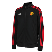 เสื้อแจ็คเก็ตผู้หญิงแมนเชสเตอร์ ยูไนเต็ด DNA Track Top สีดำของแท้