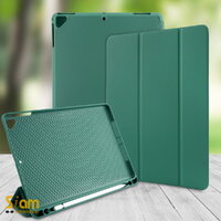 Apple Smart เคส iPad 9.7 2018 มีช่องเสียบปากกา สีเขียว