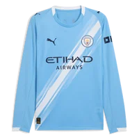 เสื้อแมนเชสเตอร์ ซิตี้ 2025 2026 ทีมเหย้าแขนยาวของแท้