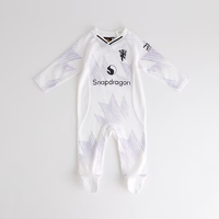 เสื้อเด็กแมนเชสเตอร์ ยูไนเต็ดสำหรับเด็กทารก 202526 Baby Away Sleepsuit ของแท้