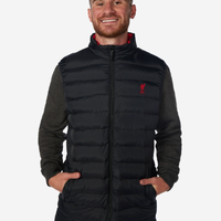 เสื้อกั๊กกันหนาวลิเวอร์พูล Padded Gilet Black ของแท้