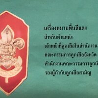 เครื่องหมายพื้นสีแดง (เจ้าหน้าที่/คณะกรรมการ/อื่นๆ)