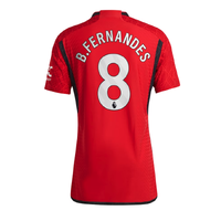 เสื้อแมนเชสเตอร์ ยูไนเต็ด 2023 2024 ทีมเหย้ารุ่นเวอร์ชั่นนักเตะ Home Authentic ติดชื่อเบอร์ B.Fernandes 8 ของแท้