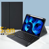 เคส iPad 10th (Gen 10) คีย์บอร์ด+ ทัชแพด (Keyboard) สีดำ+แป้นดำ