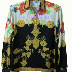 ขายแล้วค่ะ T38:Vintage top เสื้อวินเทจลายอัญมณีสวย❤