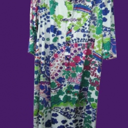 ขายแล้วค่ะ D24:Vintage dress เดรสวินเทจลายดอกไม้ผ้านิ่มลื่น❤