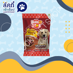 บิงโกสตาร์ ยัมมี่ สติ๊ก รสเนื้อรมควัน 500g.