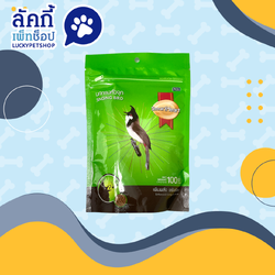 สมาร์ทฮาร์ทนกกรงหัวจุก ซองเขียว 100 g.สั่งซื้อ 1 โหล 350 บาท พิเศษ!!!! สั่งซื้อ 1 ลัง / 60 ซอง 1,635 บาท