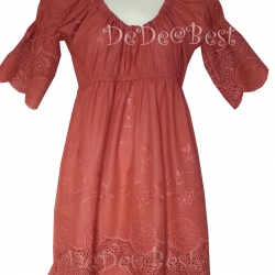 ขายแล้วค่ะ T72:First-hand top เสื้อแนววินเทจฉลุลายดอกไม้สวยมาก:สินค้าใหม่ป้ายห้อย!❤