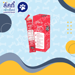 Pramy พรามี่ ขนมแมวเลีย สูตรบำรุงสุขภาพ รสแซลมอนและทูน่า 14g.*30ซอง