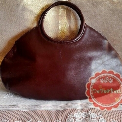 ขายแล้วค่ะ B42:Vintage leather bag กระเป๋าหนังแท้สีน้ำตาล❤