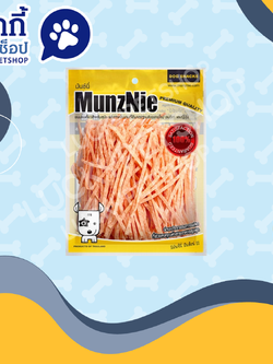 MUNZNIE ปลาเส้นหมา-แมว รสปูอัด 80g.