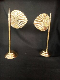 พัดโบกคู่ดุลลาย