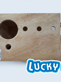 กล่องเพาะนก เล็ก ขนาด กว้าง16.5 ยาว20 สูง14 ซม.