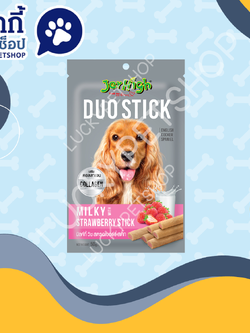JerHigh Duo Stick มิลค์กี้ วิช สตรอเบอร์รี่