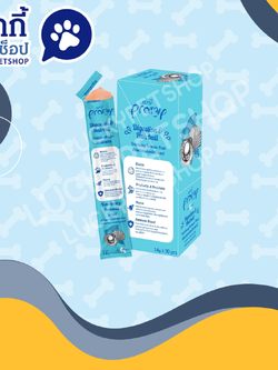 Pramy พรามี่ ขนมแมวเลีย สูตรบำรุงสุขภาพ รสแซลมอนและหอยเชลล์ 14g.*30ซอง