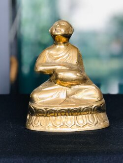 พระอุปคุตทองเหลือง 3 นิ้ว