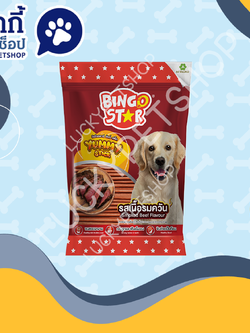 บิงโกสตาร์ ยัมมี่ สติ๊ก รสเนื้อรมควัน 500g.