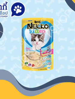 เน็กโกะ เพาซ์ NP19 ทูน่ามูสผสมนมแพะ 70g.