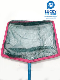 กระชอนเขียว 16 นิ้ว ด้าม พีวิซี