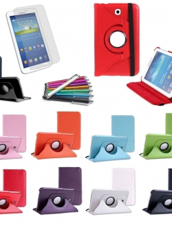 Case for Samsung Galaxy Tab3 7 นิ้ว รุ่น หมุนได้ 360 องศา
