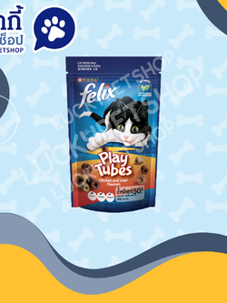 FELIX Party Mix เฟลิกซ์ ปาร์ตี้มิกซ์ เพลย์ทูป รสไก่และตับ 50g.