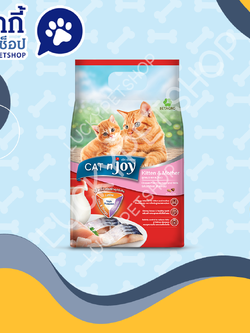 CAT n joy อาหารลูกแมว รสปลาทะเล ไก่และนม 400g.