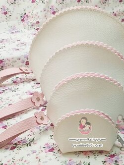 กระเป๋าหนัง PVC ชุด 4 ใบ